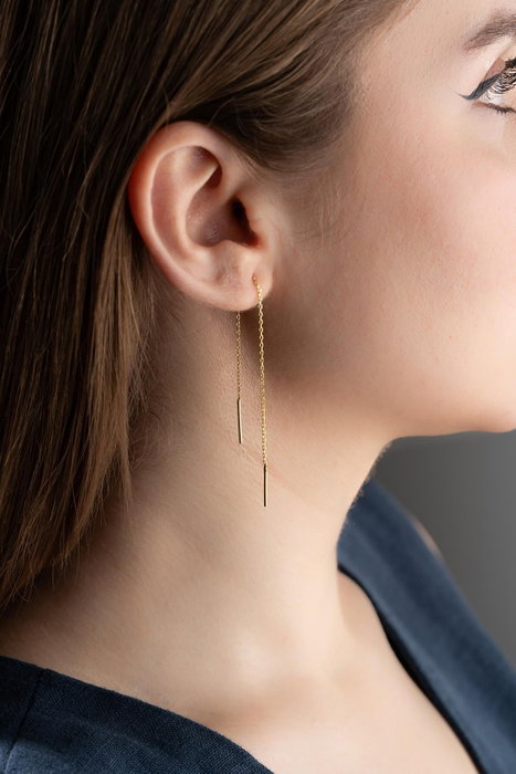 Heliophilia Silver Pendientes de Plata de Ley 925 con Recubrimiento de Oro y Circón Heliophilia Silver Pendientes de Plata de Ley 925 con Recubrimiento de Oro y Circón